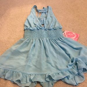 Sheer Halter Nightgown